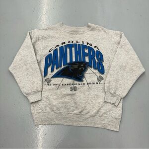 Vintage 90s Carolina Panthers Crewneck Sweatshirt NFL Football
